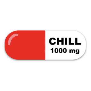 Chill Pill Decal